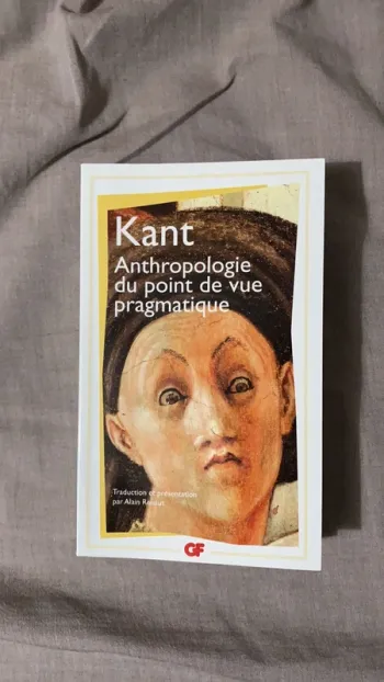 Kant anthropologie du point de vue pragmatique