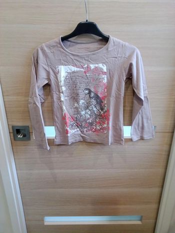 T-shirt manches longues Fille 8 ans