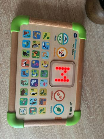 Tablette éducative ABC nature en bois vtech éveil enfant