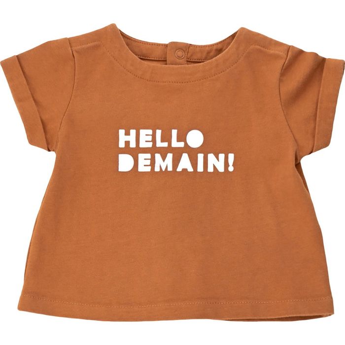 T-Shirt à manches courtes 6 mois en coton Jacadi