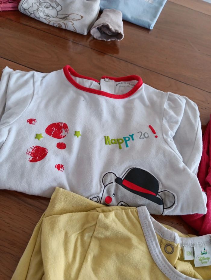 Lot de 3 pyjamas été coton 18 mois - photo numéro 6