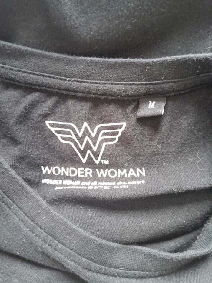 Tee shirt large à sequins Wonder woman - photo numéro 3