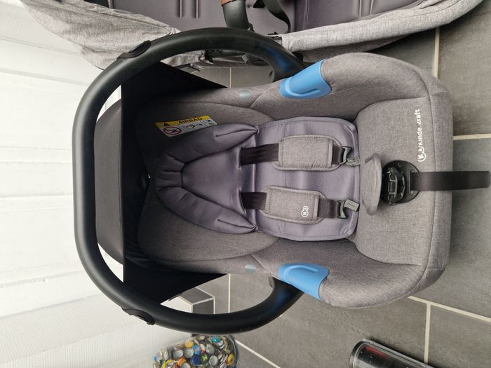 Poussette 3 en 1 Kinderkraft XMOOV - Gris - Très bon état - photo numéro 8