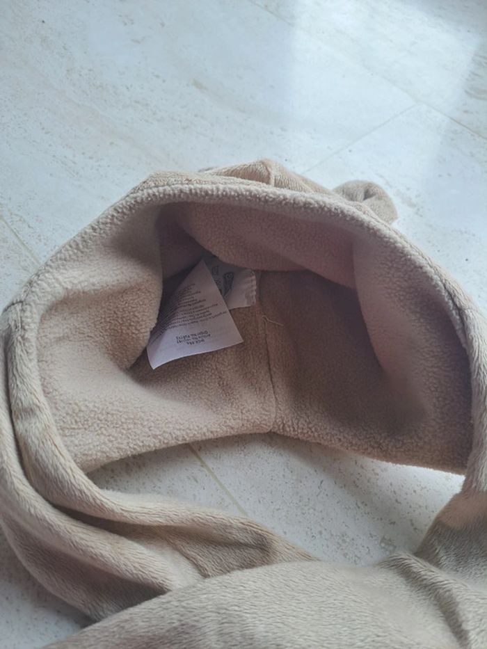 Bonnet avec écharpe intégrée taille 43 cm - photo numéro 3