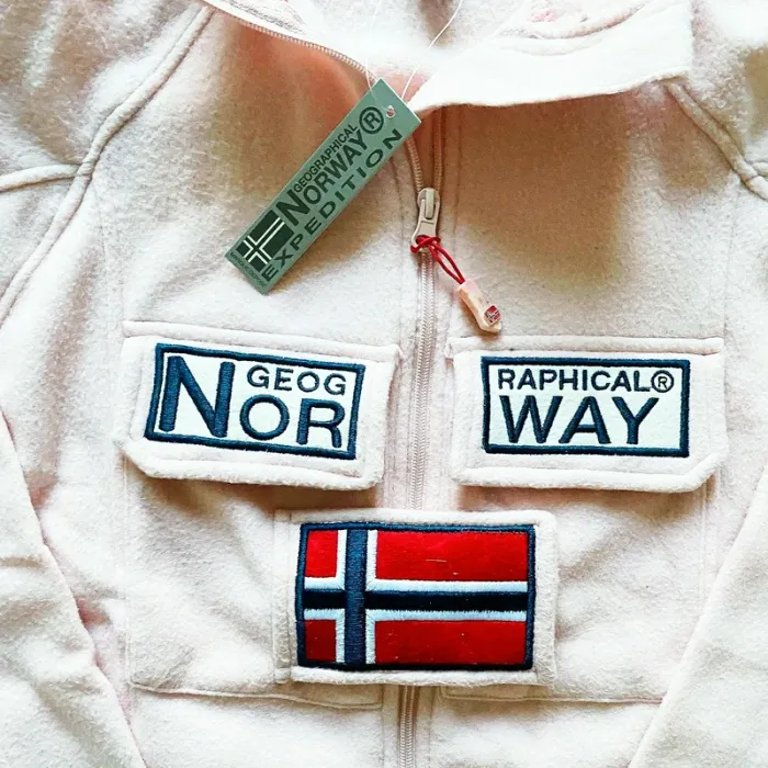 Geographical Norway Expedition Veste Active wear Rose poudré Femme Exclusive NEUF (Taille L) - photo numéro 4