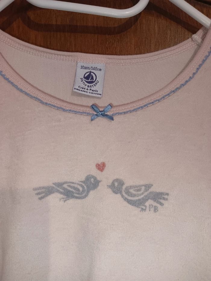 Pyjama rose petit bateau 10 ans hiver/Noël - photo numéro 2