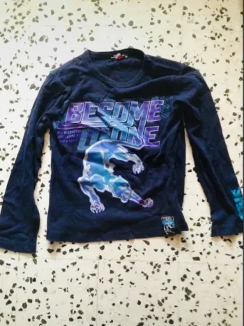 T-shirt noir imprimé
