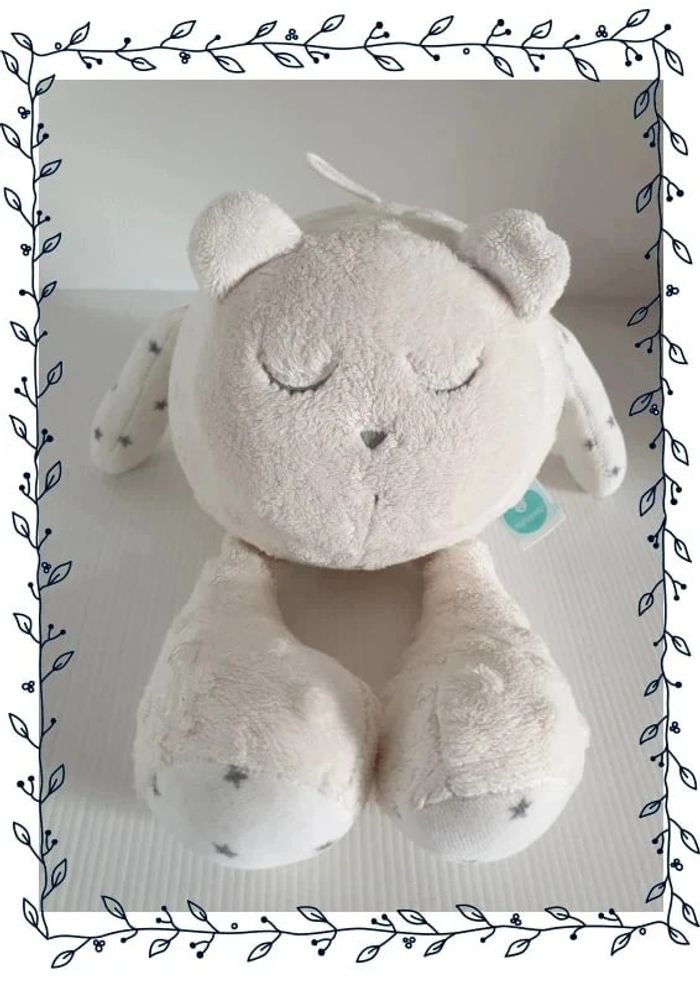 Peluche qui fait du bruit myHummy, très bon état mais pile à changer, 25cm