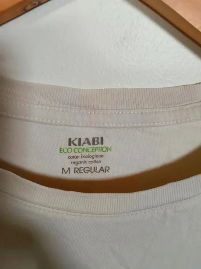 C13 t-shirt blanc kiabi M - photo numéro 3