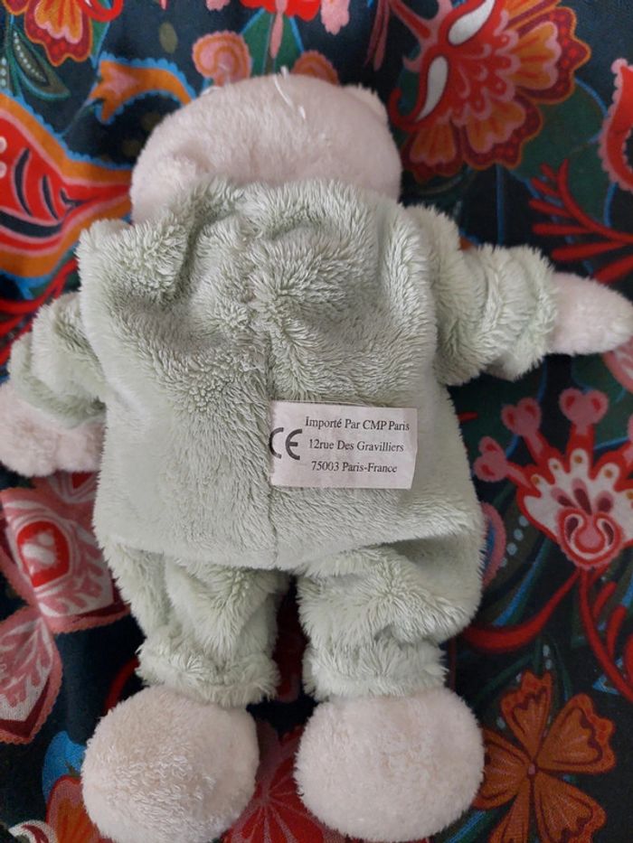Cmp - doudou ourson blanc - photo numéro 3