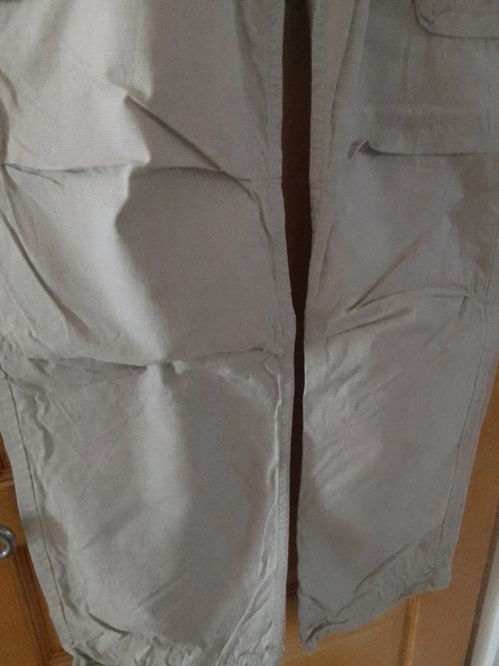 Pantalon large gris à carreaux Scotch Vintage taille 44 - photo numéro 2