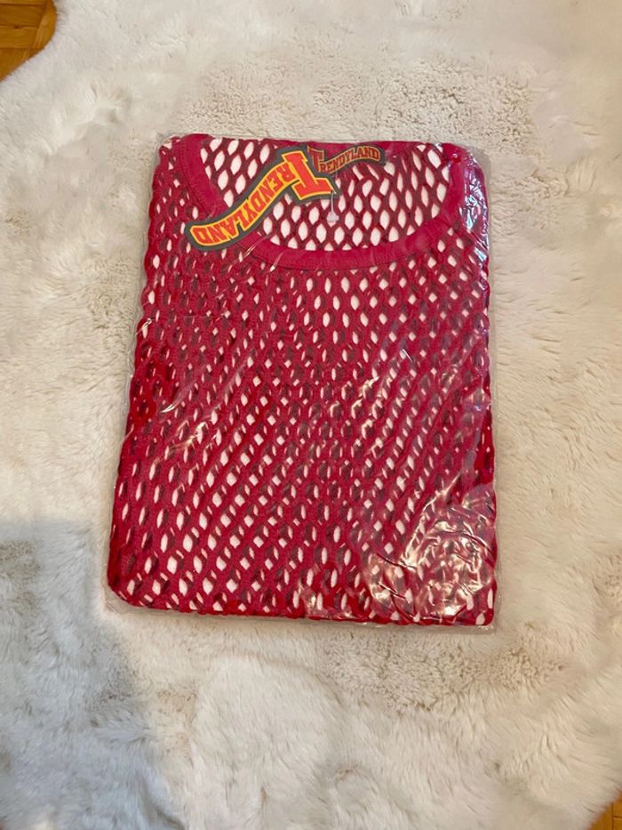 Pull filet manches longue rouge trendyland T.U - photo numéro 2