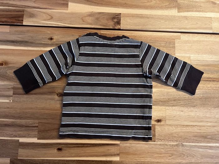 T-shirt ML H&M 6/9 mois - photo numéro 3