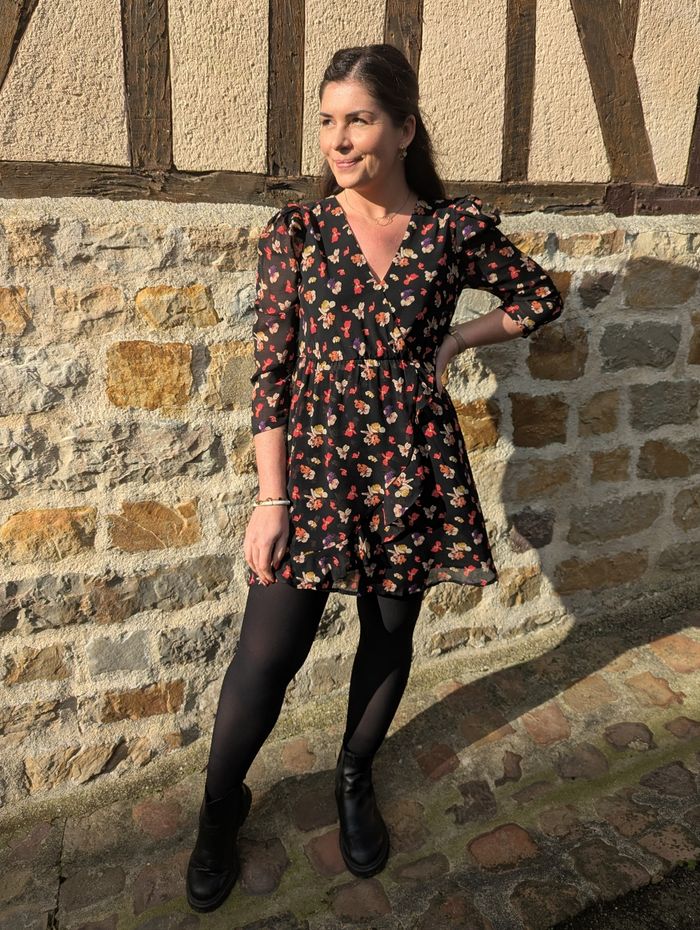 Robe fleurie Tours noir/multicolore
Taille S