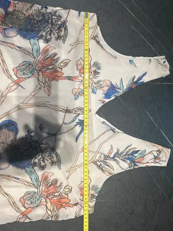 Débardeur rose fleurie Vero Moda T XL - photo numéro 4