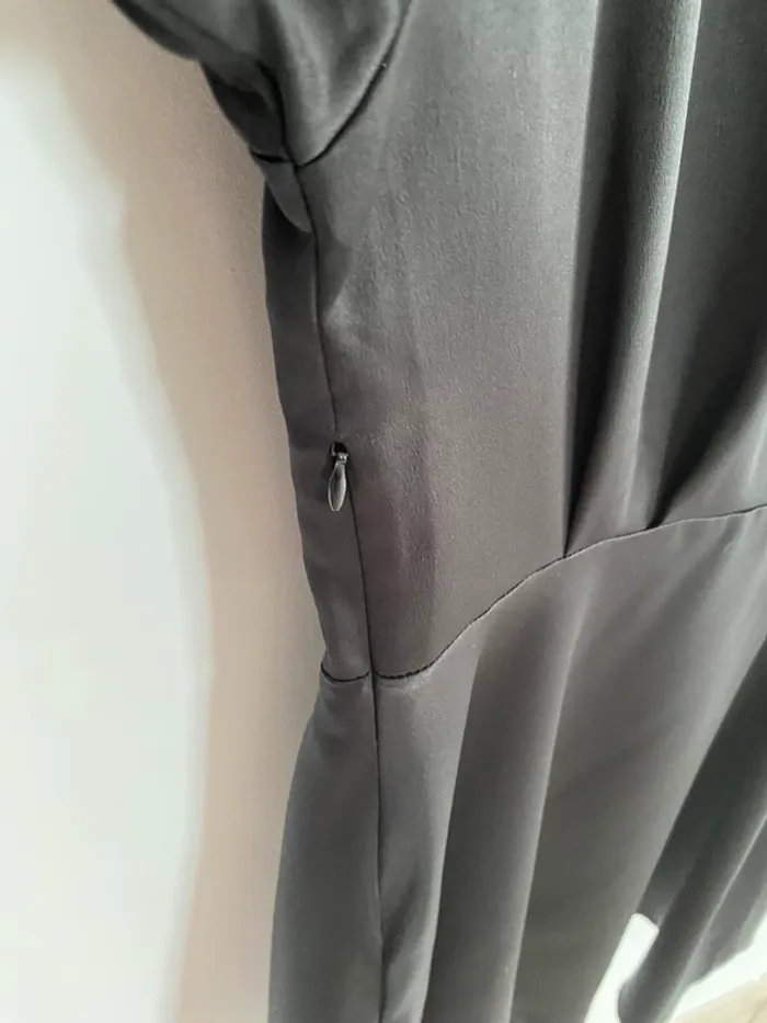 Robe chemise satiné noir pimkie - photo numéro 4