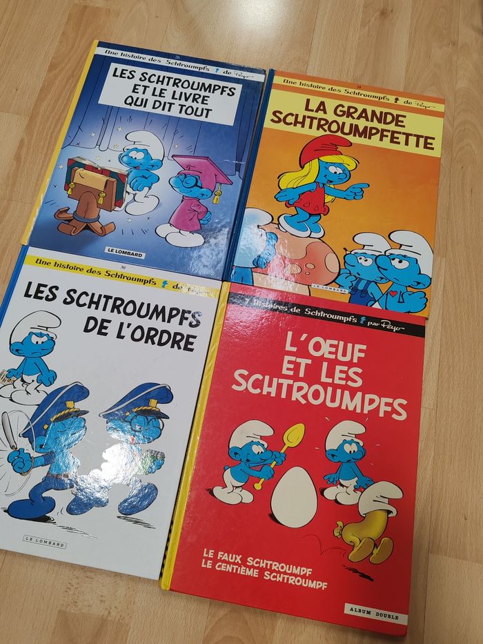 Lot de 24 BD Schtroumpfs / Collection BD Schtroumpfs - photo numéro 7