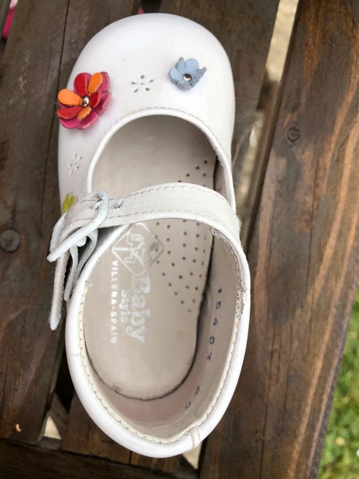 Chaussure semi ouverte fleurs - photo numéro 8