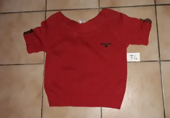 Pull manches courtes femme T 4