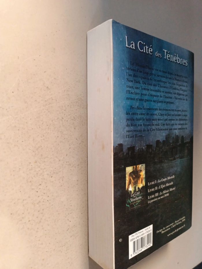 Cassandra Clare la cité des ténèbres l'épée mortelle - photo numéro 5