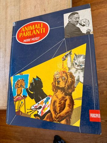 Animali Parlanti a cura di Pierre Probst livre album ancien vintage Caroline pouf Bobi Youpi