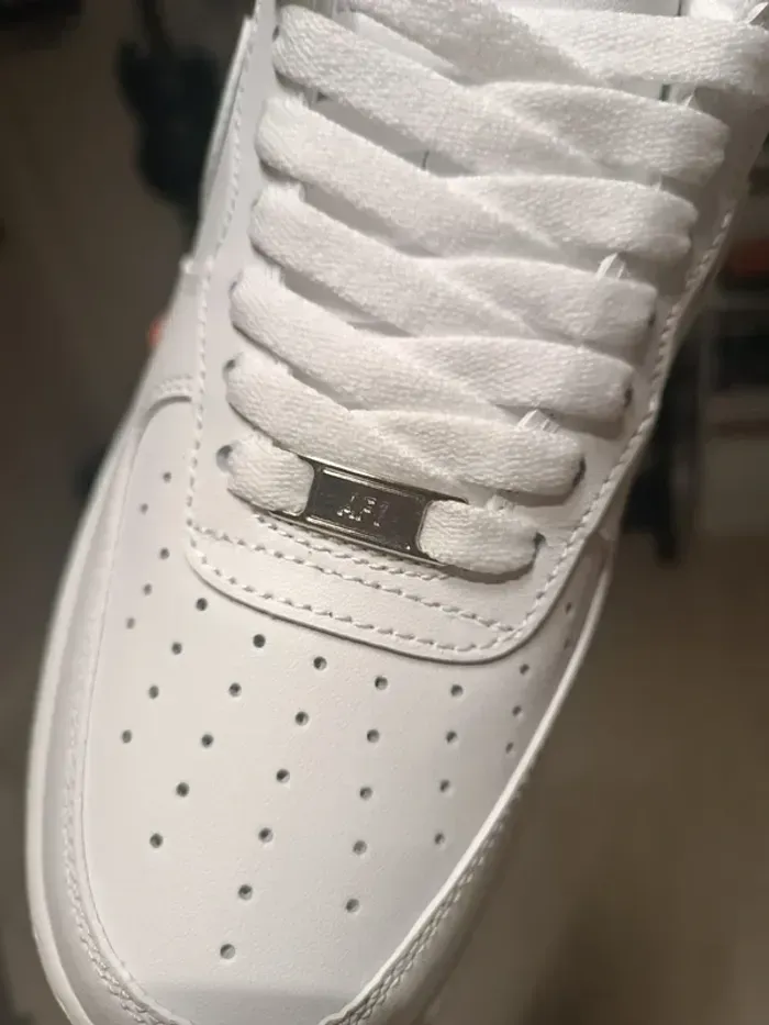 Nike Air Force 1 '07 'Triple White' Taille 39 - photo numéro 5