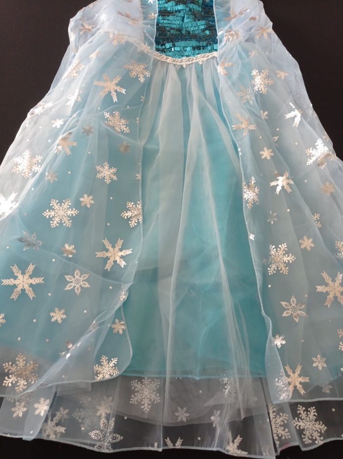 Déguisement princesse Elsa et accessoires 5-6ans - photo numéro 3