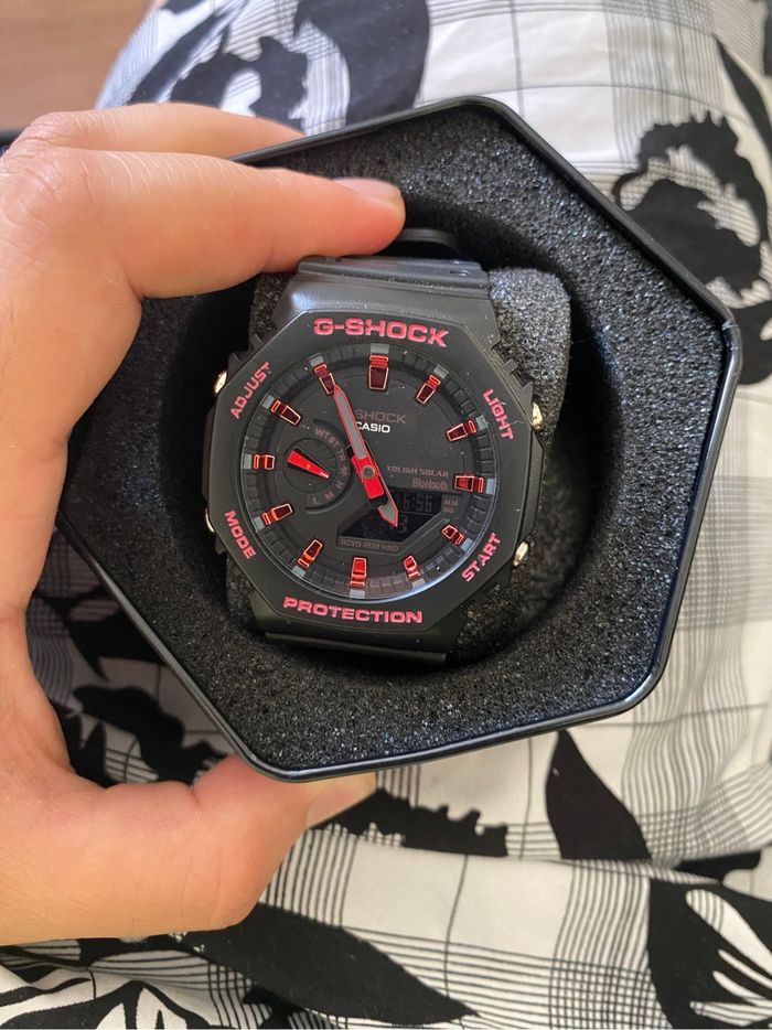 Montre G Shock noire rouge - photo numéro 3