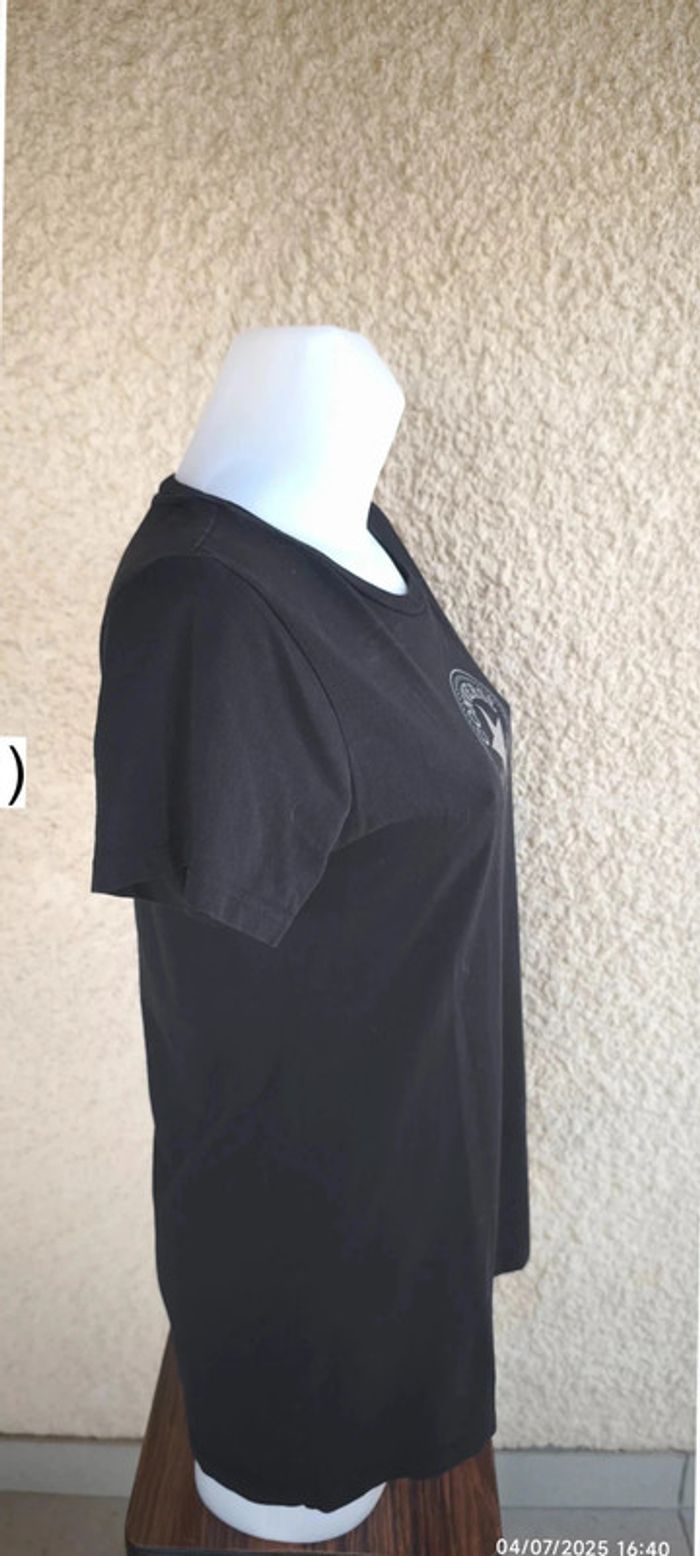 T-shirt Converse Taille XL Noir - photo numéro 4