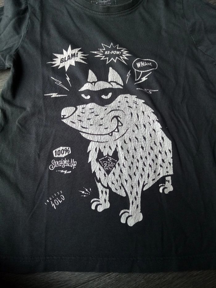 T shirt manche longue chien 7/8A - photo numéro 2