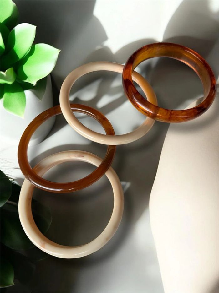 Ensemble 4 bracelets en résine - photo numéro 2