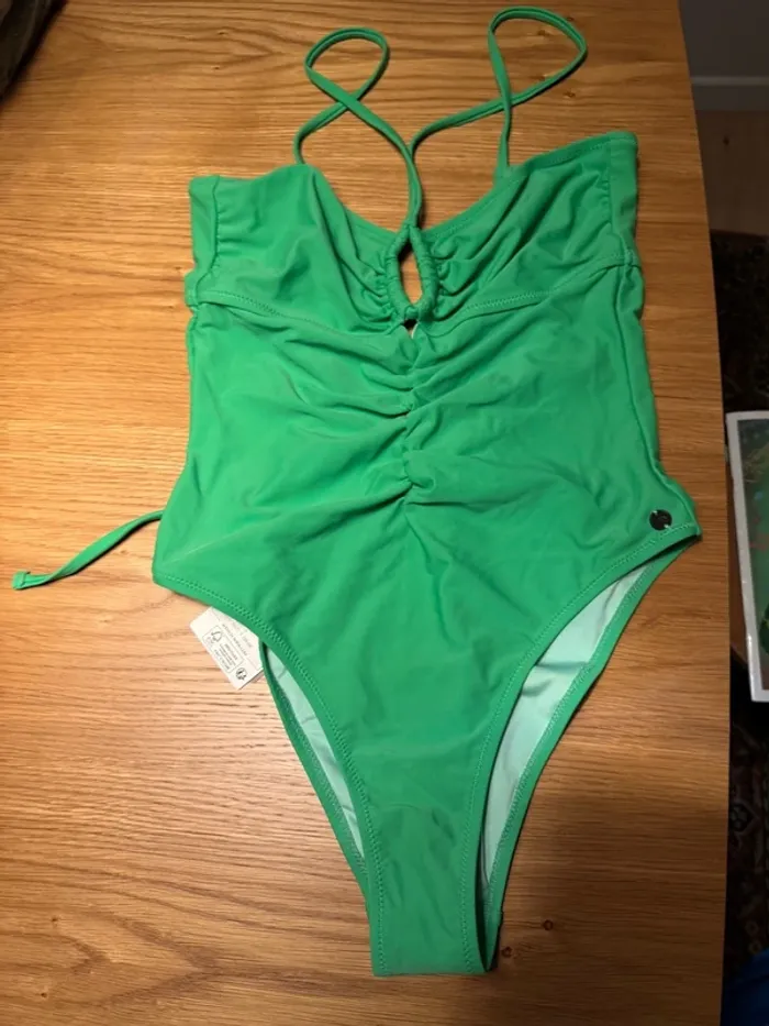 Maillot de bain Scotch & Soda une pièce taille S neuf couleur vert - photo numéro 4