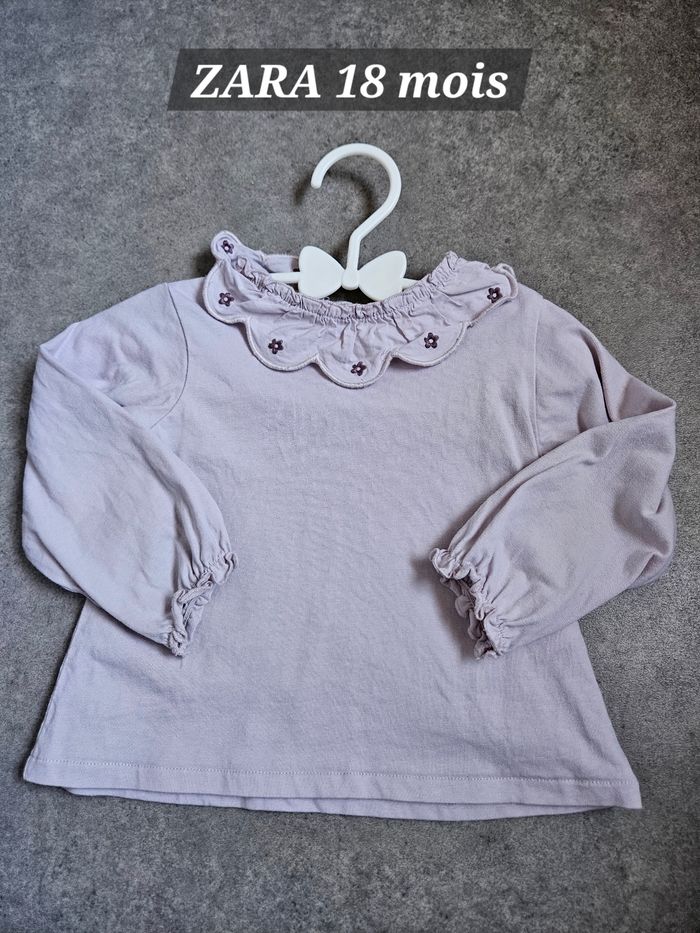 Blouse manches longues 18 mois zara