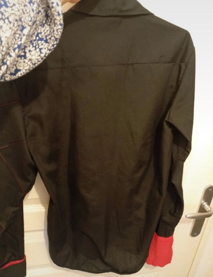 Chemise homme L noir et rouge - photo numéro 8