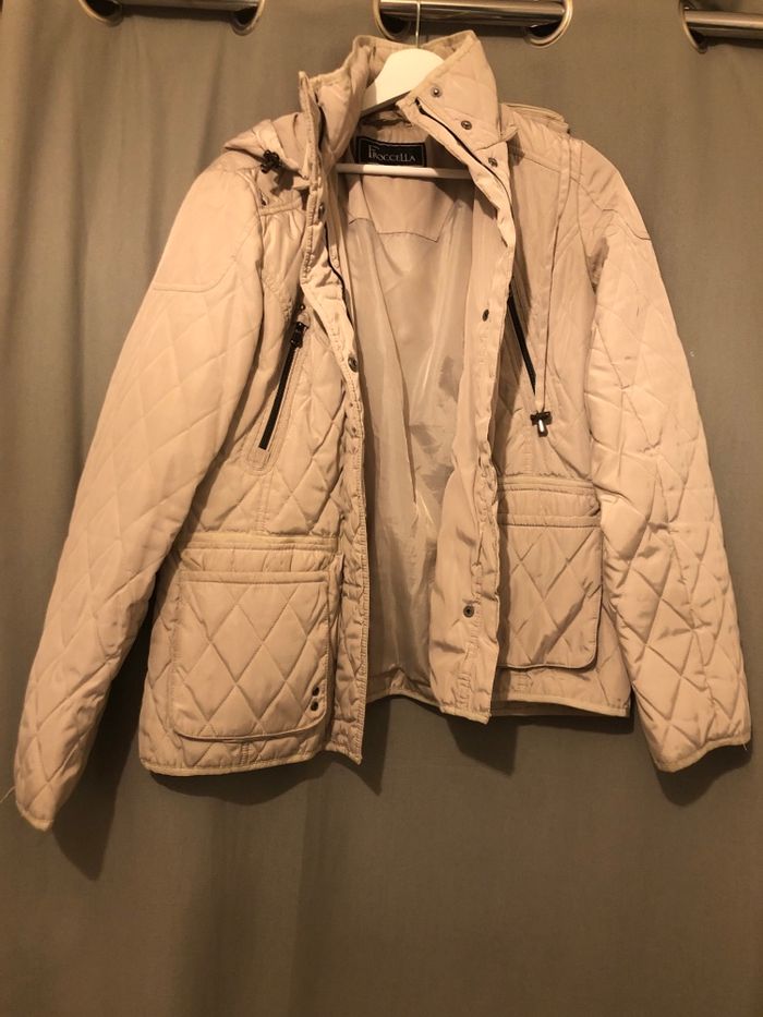 Doudoune femme beige