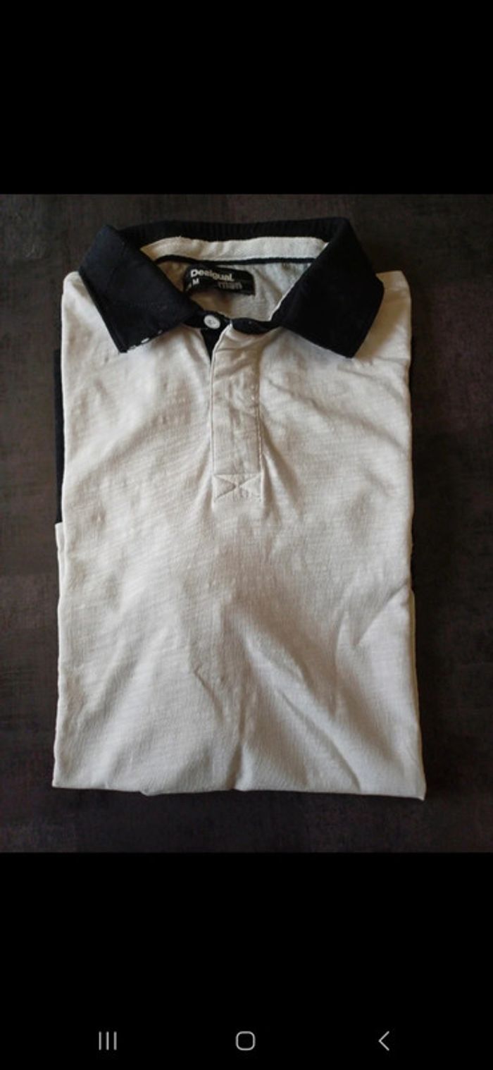 T-shirt desigual noir et blanc - photo numéro 2