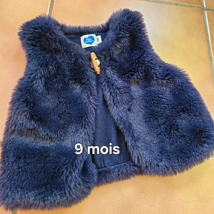 Gilet fourrure 9 mois