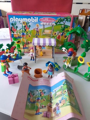 Playmobil 70212 fête goûter anniversaire dans le jardin