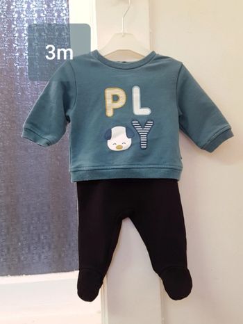 Lot pull et pantalon 3 mois