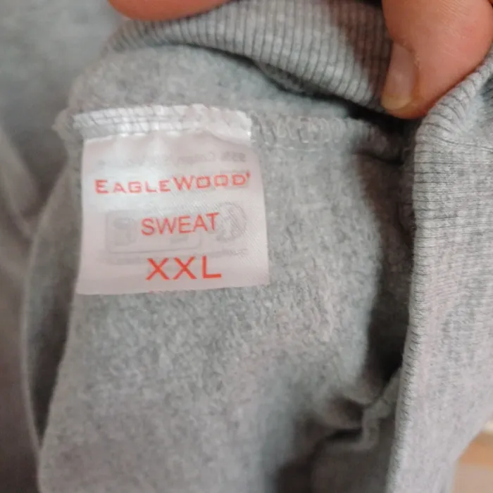 Sweat à capuche gris homme XXL EagleWood - photo numéro 3