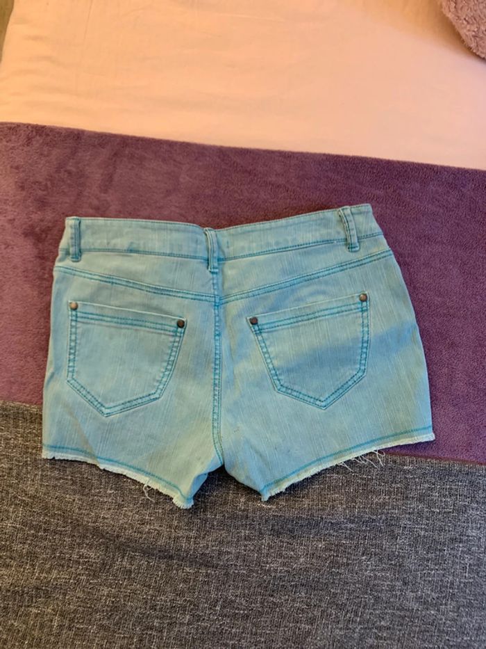 Short turquoise taille 40 3 suisses collection - photo numéro 6