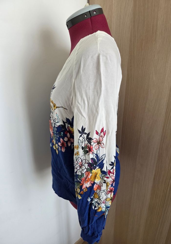 Blouse fleurie - taille S - Stradivarius - photo numéro 2