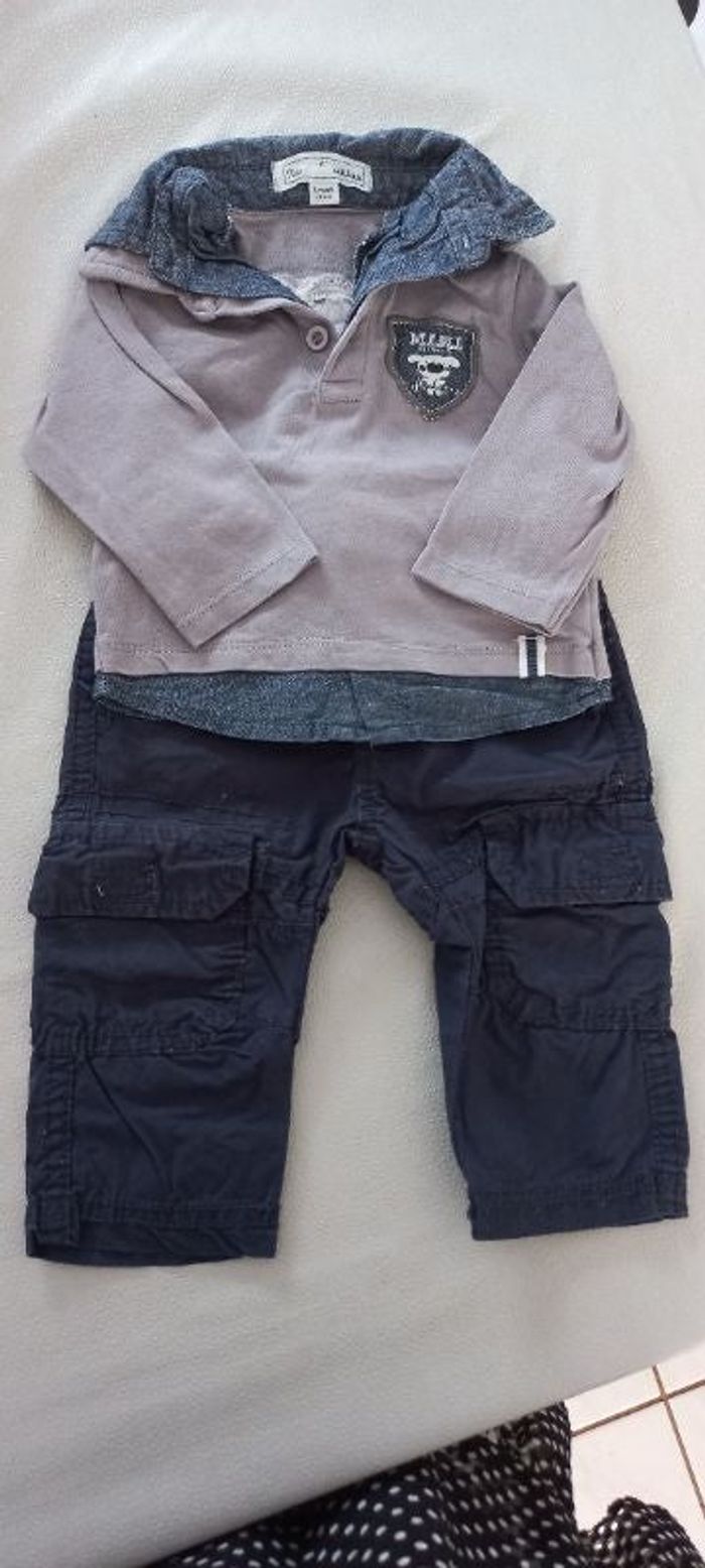 Ensemble pantalon et maillot bébé garçon