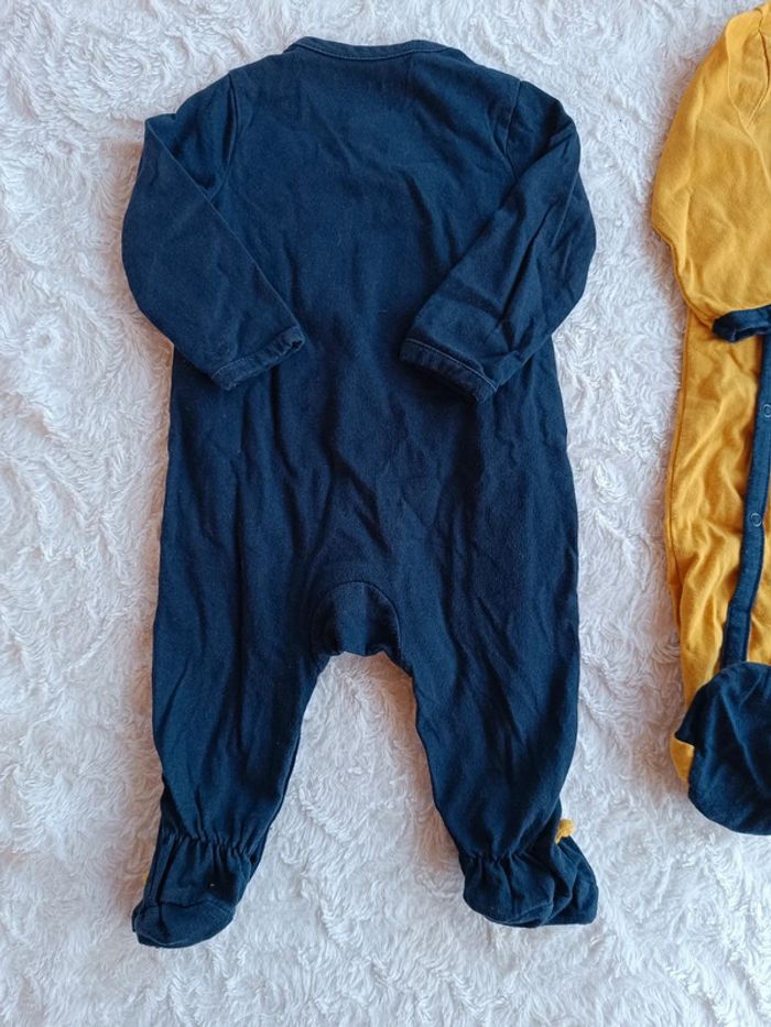 Lot de 2 pyjamas léger été Garçon 6 mois Tigre hello Tiger explorer Orchestra 100% coton - photo numéro 9
