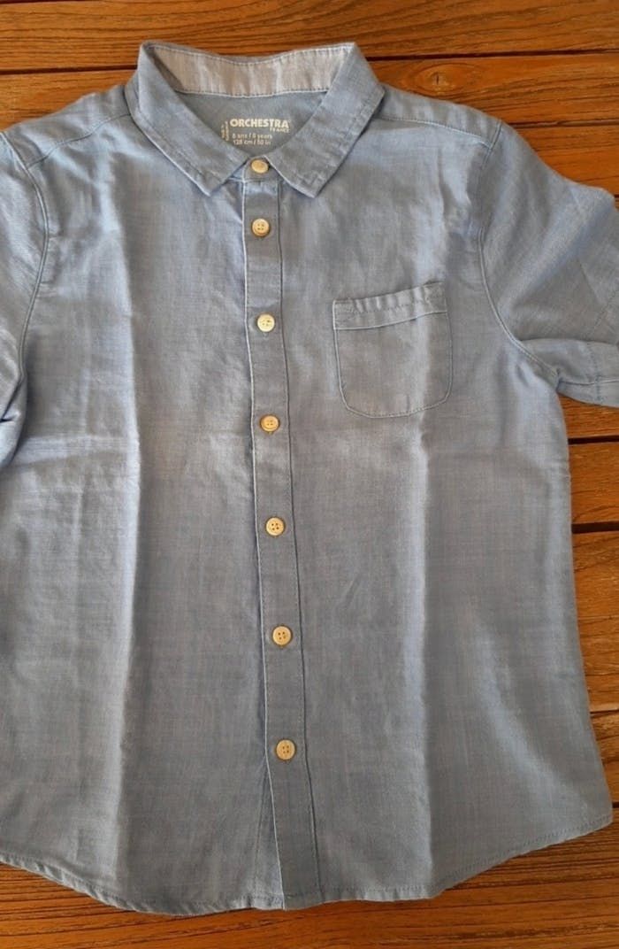 Chemise manches courtes 8ans