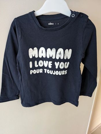 T shirt Maman Gémo 3 ans
