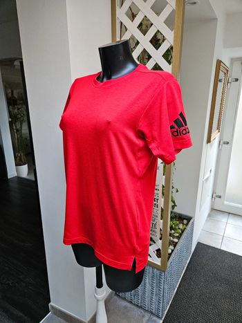 Adidas t-shirt rouge taille S