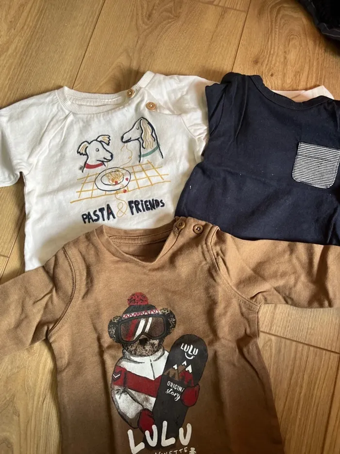 Lot 3 tee-shirts 3 mois