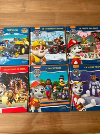 Lot 6 livres Pat Patrouille 1,50€/livre