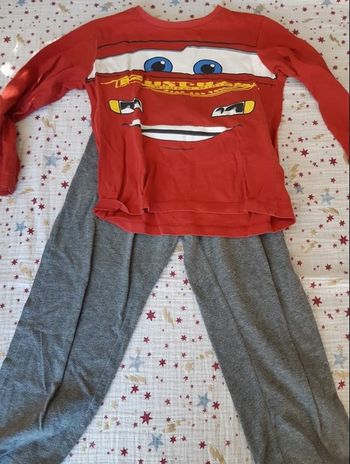 Pyjama ML Pantalon Cars Pixar Flash McQueen 3-4 ans